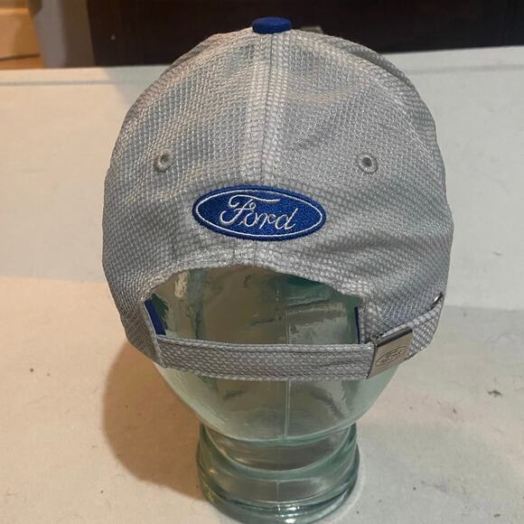 Ford Mustang Hat Racing Striped Cap Sports Car Pony Big Logo Official Licensed - Picture 3 of 6